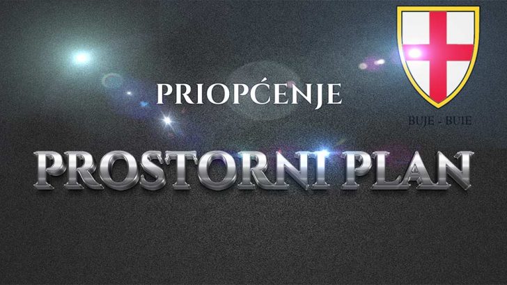 Priopcenje prostorni plan buje 11615