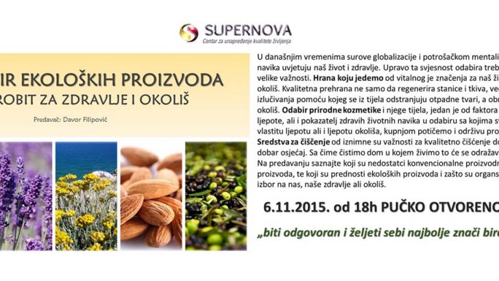 Ekoloski proizvodi dobrobit za zdravlje i okolis buje 41115w