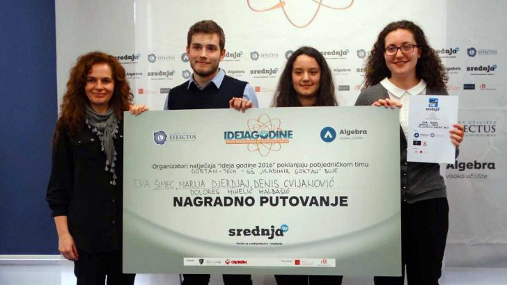 Čeka ih studijsko putovanje u Europu - nagradeni sa svojom profesoricom Dolores Mihelić Malbašić