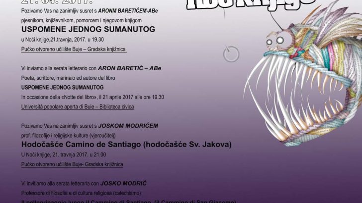 Noc knjige Buje 2017