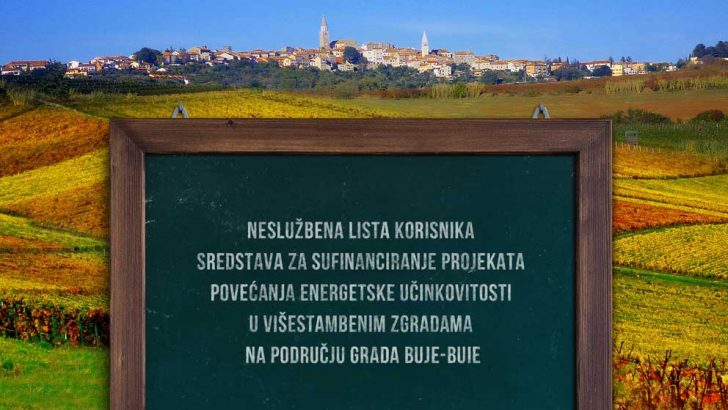 Nesluzbena lista korisnika sredstava buje