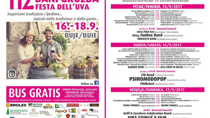 Dani grozdja 2017 program