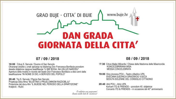 Program dan grada buje 2018