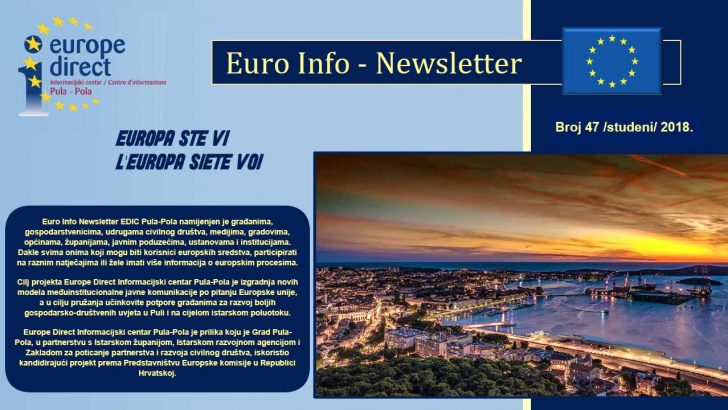 Euro Info Newsletter 47 hr studeni 2018