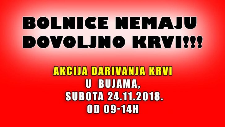 Akcija darivanja krvi 241118 buje