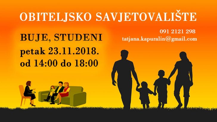 Obiteljsko savjetovaliste buje STUDENI 2 2018