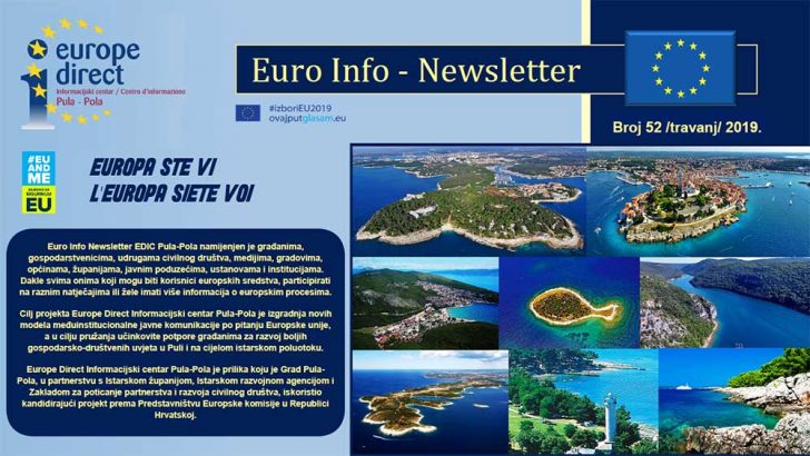 Euro Info Newsletter 52 hr travanj 2019