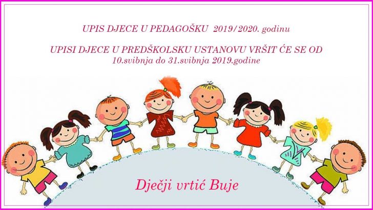 Upis djecji vrtic buje 19
