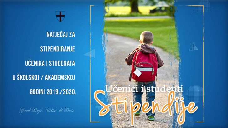 Natjecaj stipendiranje ucenika buje