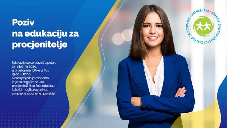 Poziv na edukaciju za procjenitelje