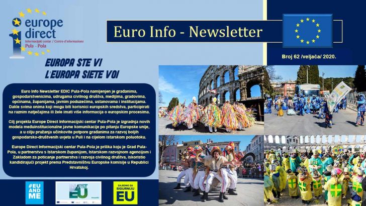 Euro Info Newsletter 62 hr 2020