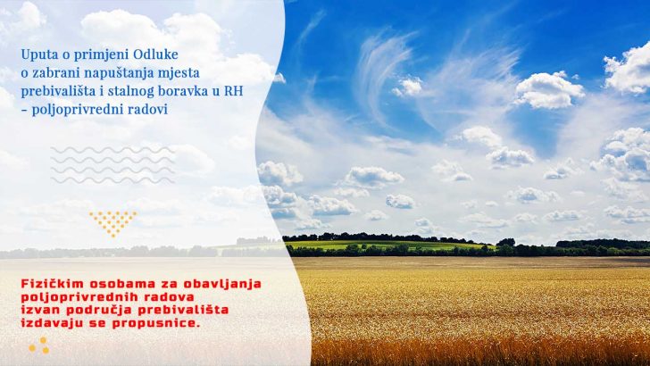 Uputa poljoprivredni radovi