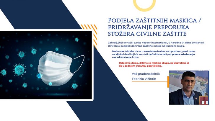 Gradonacelnik Buje obavijest