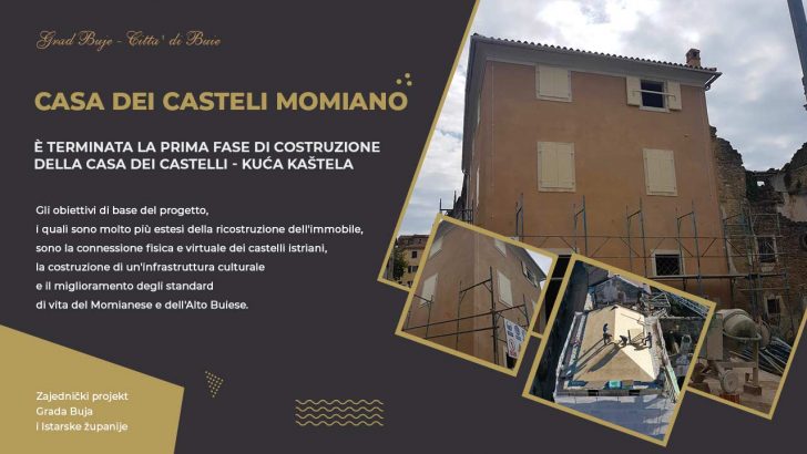 Prima fase costruzione della Casa dei castelli Momiano