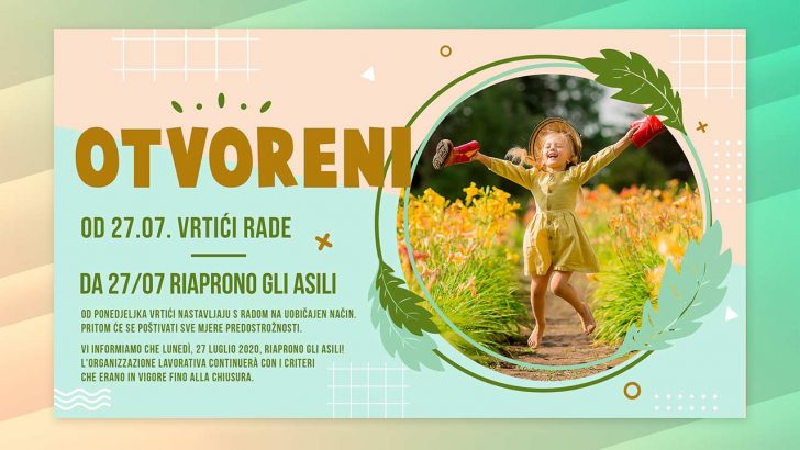Vrtici ponovno rade buje