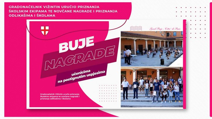 Nagrade ucenicima za izvrsnost buje