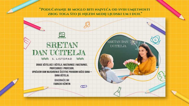 Sretan dan ucitelja grad buje