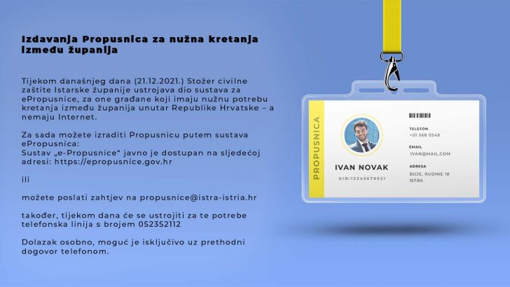 Izdavanje propusnica