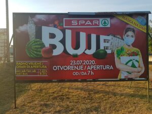 SPAR market - Buje 2020.