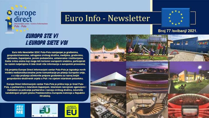 77. EURO INFO NEWSLETTERS EDIC PULA-POLA – 2021. GODINA