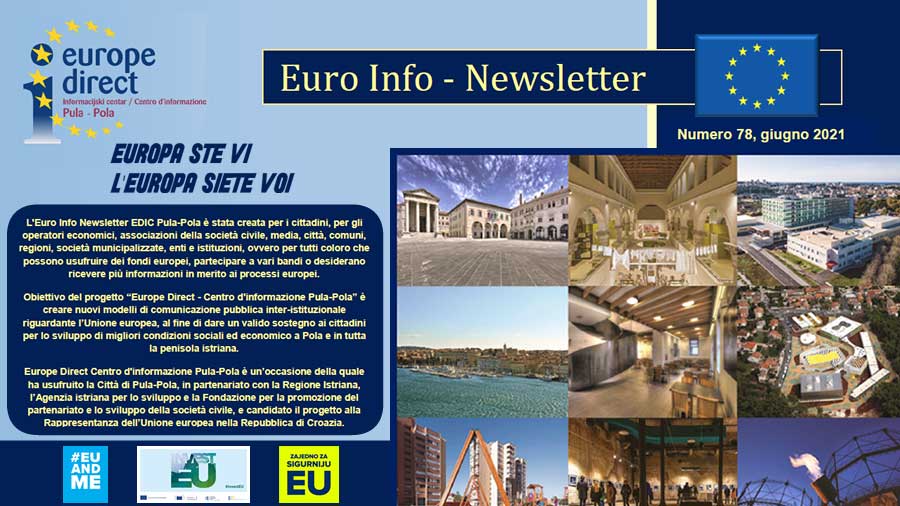 Euro Info Newsletter EDIC Pula-Pola – luglio 2021 – Numero 78