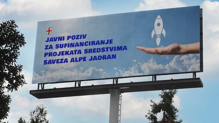 Javni poziv za sufinanciranje projekata sredstvima Saveza Alpe Jadran