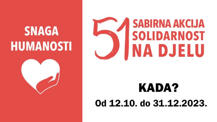 Crveni križ Bujštine provodi 51. akciju „Solidarnost na djelu 2023“ pod sloganom „Ne dvoji za drugog izdvoji“