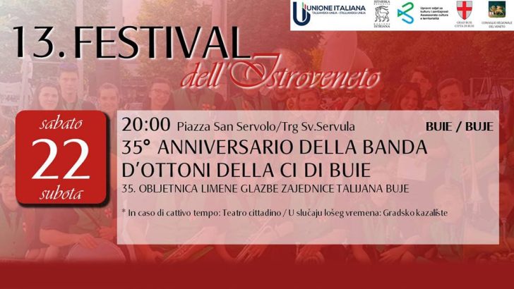 13. Festival dell’Istroveneto - 35. obljetnica Limene glazbe Zajednice Talijana Buje