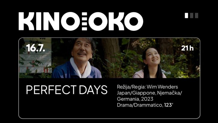 Kino oko Buje utorak 16.07. Perfect Days - Wim Wenders