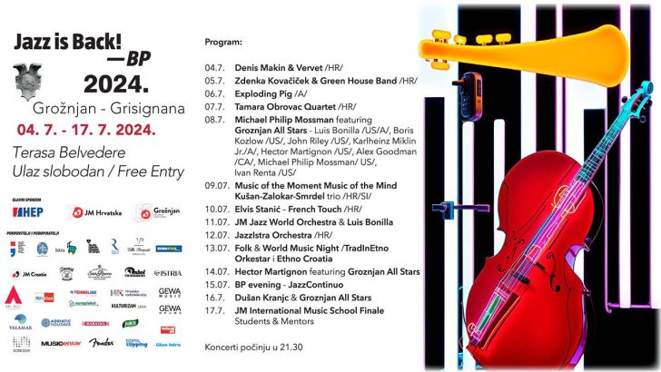 Program festivala Jazz is Back! - BP 2024