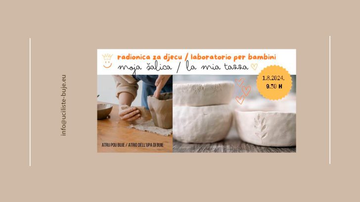 Radionica za djecu – Moja šalica / Laboratorio per bambini – La mia tazza