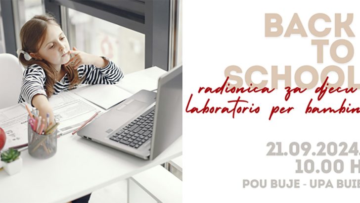 Radionica / laboratorio - back to school