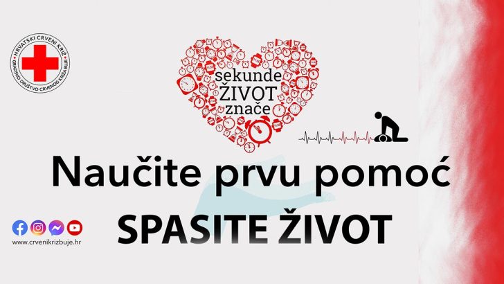 Crveni križ Bujštine obilježava Svjetski dan prve pomoći – Znanje danas, sigurnost sutra – nauči prvu pomoć