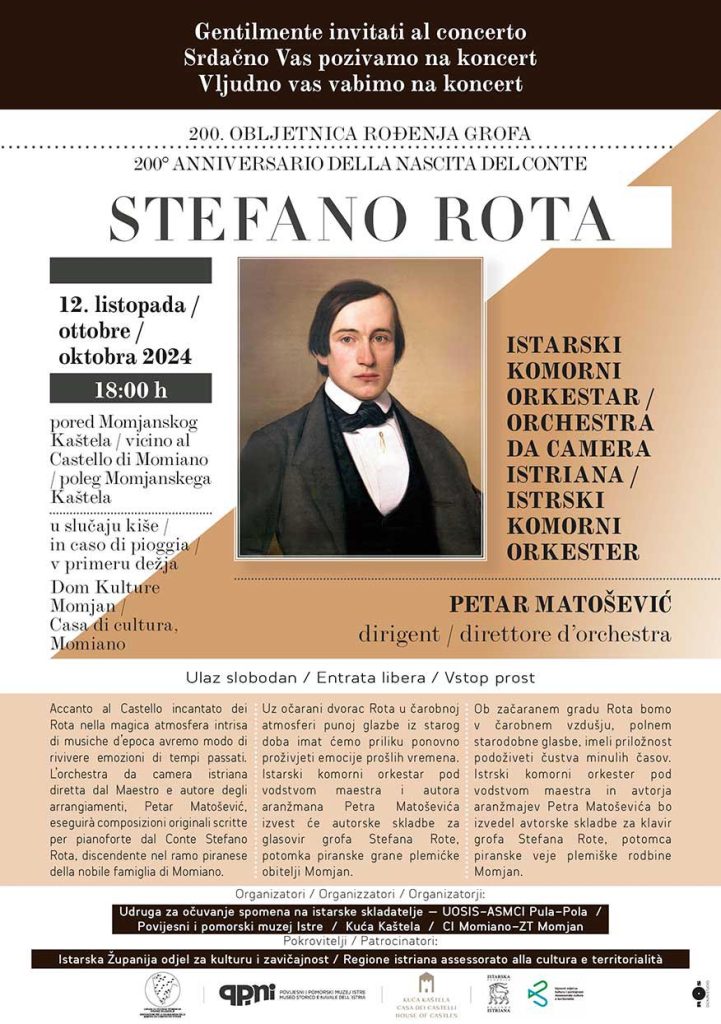 Koncert Grof Stefano Rota, 200. obljetnica rođenja