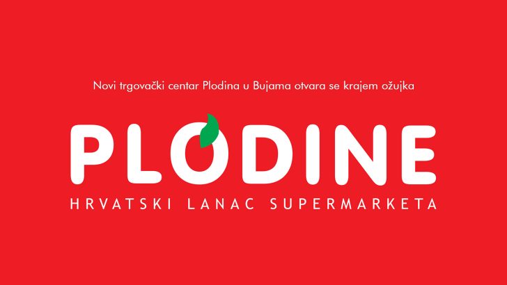 Novi trgovački centar Plodina u Bujama otvara se krajem ožujka