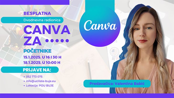 Besplatna radionica - Canva za početnike!