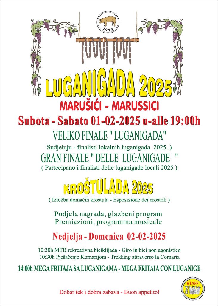 Luganigada 2025 u Marušićima: Veliko finale i bogat program