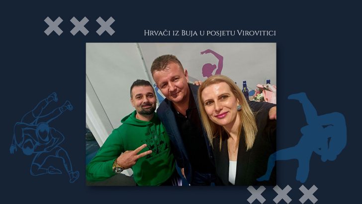 Hrvači iz Buja u posjetu Virovitici