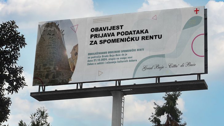 Obavijest – prijava podataka za spomeničku rentu