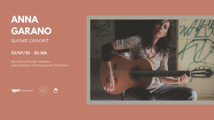 Anna Garano nastupa na koncertu zalaska sunca u Momjanu