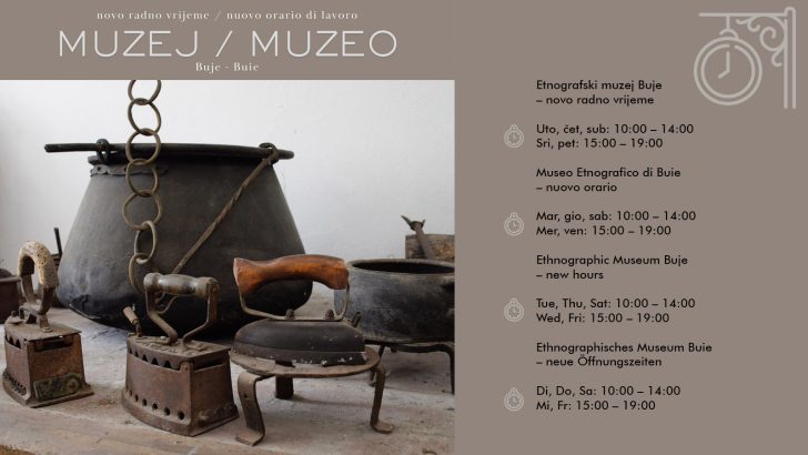 Novo radno vrijeme Etnografskog muzeja u Bujama