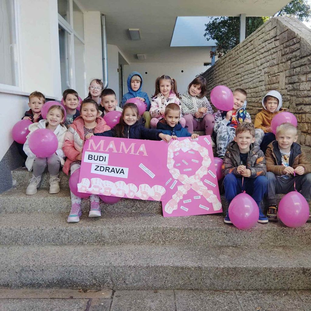 Mama, budi zdrava! – Ružičasti listopad u Dječjem vrtiću Buje