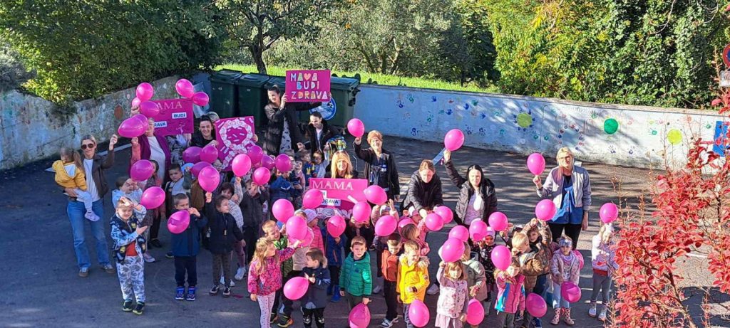 Mama, budi zdrava! – Ružičasti listopad u Dječjem vrtiću Buje