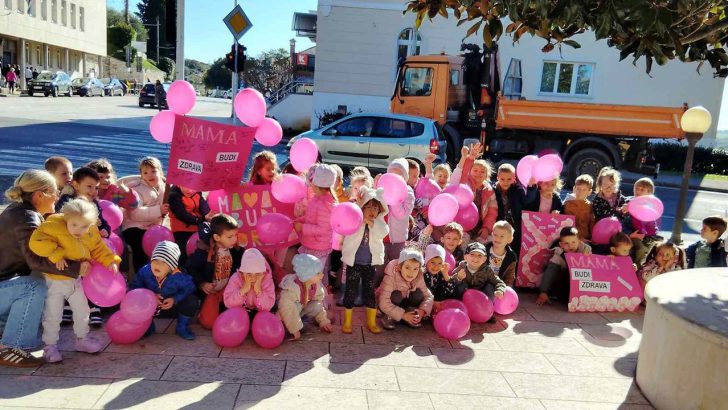 Mama, budi zdrava! – Ružičasti listopad u Dječjem vrtiću Buje