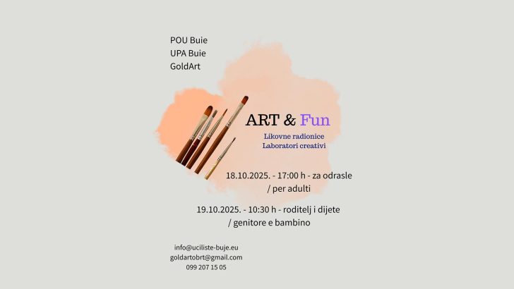 ART & FUN radionice u POU Buje