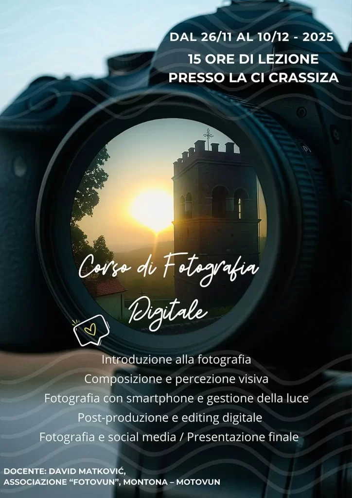 Najava događanja u organizaciji Zajednice Talijana