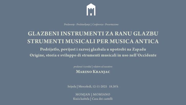 Stara glazbala: predavanje i izvedba Marina Kranjca