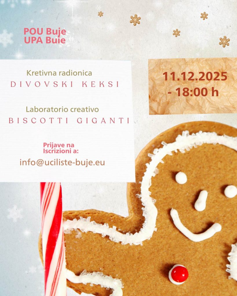 Divovski keksi kreativna radionica u Bujama