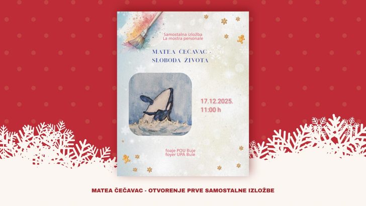 Otvorenje prve samostalne izložbe Matee Čečavac