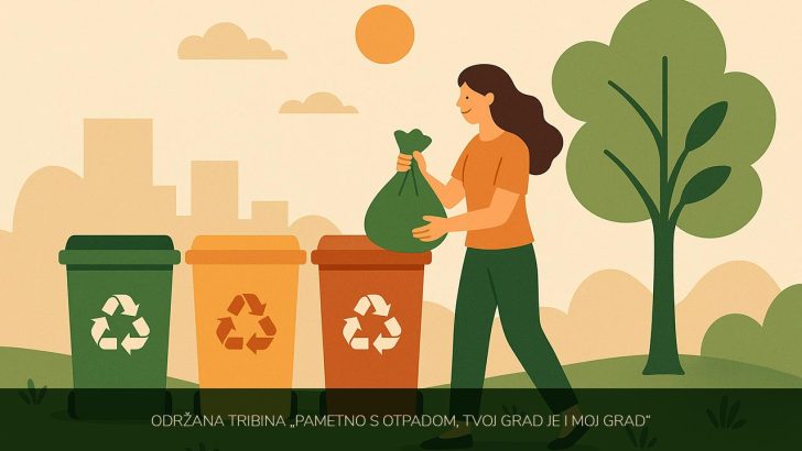 ODRŽANA TRIBINA „PAMETNO S OTPADOM, TVOJ GRAD JE I MOJ GRAD“